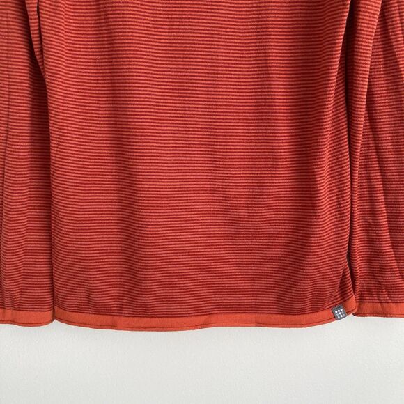 Title Nine Synergy Rolled Mock Neck Sweater Size Medium Striped Outdoor Casual - Picture 3 of 9